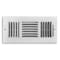 Greystone Tru Aire 6 in. H X 10 in. W 3-Way Powder Coat White Steel Wall/Ceiling Register C103M 10X06 - alternate 2